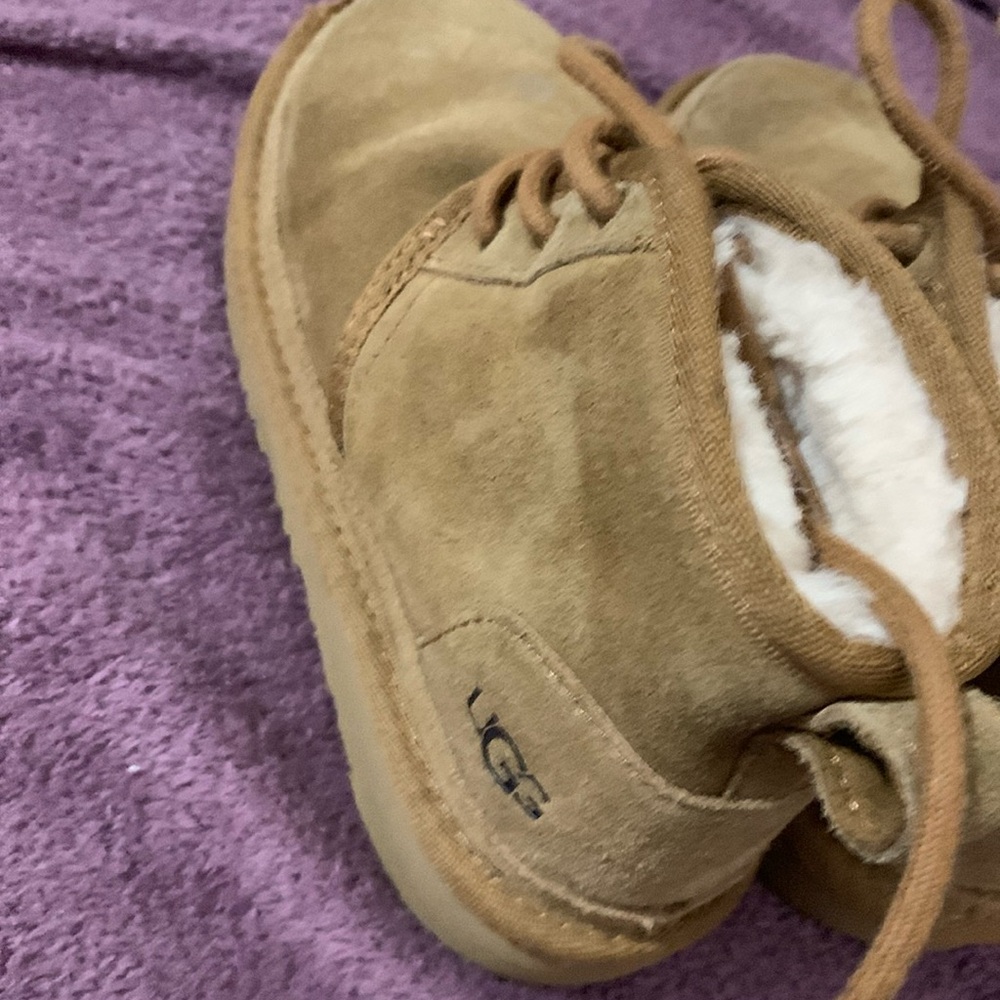 UGG Tan Boots Moccasin-Style Soft Suede